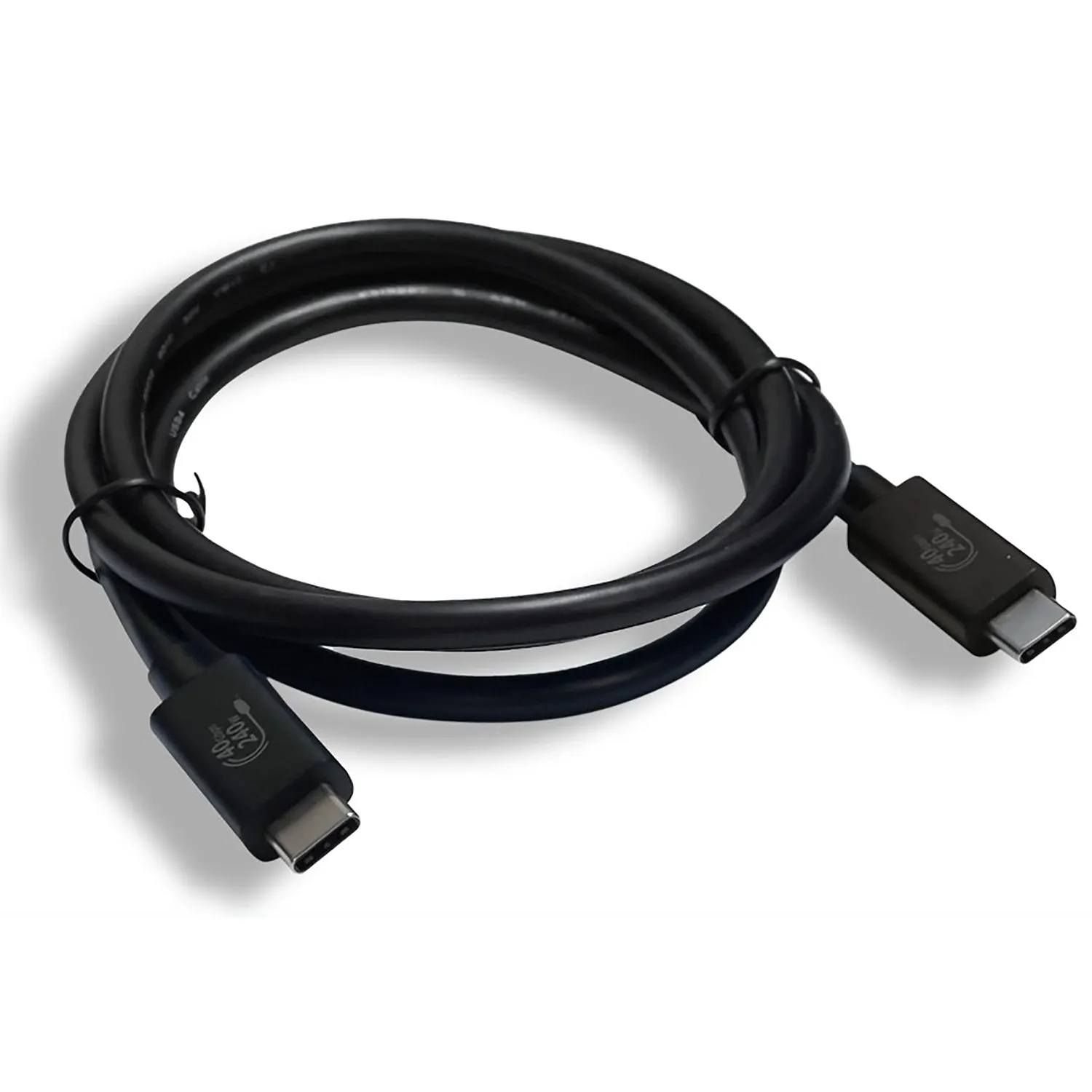 1-Meter USB 4.0 Gen3 Type C 8K 40Gbps/240W Male-Male Cable w/E-Mark