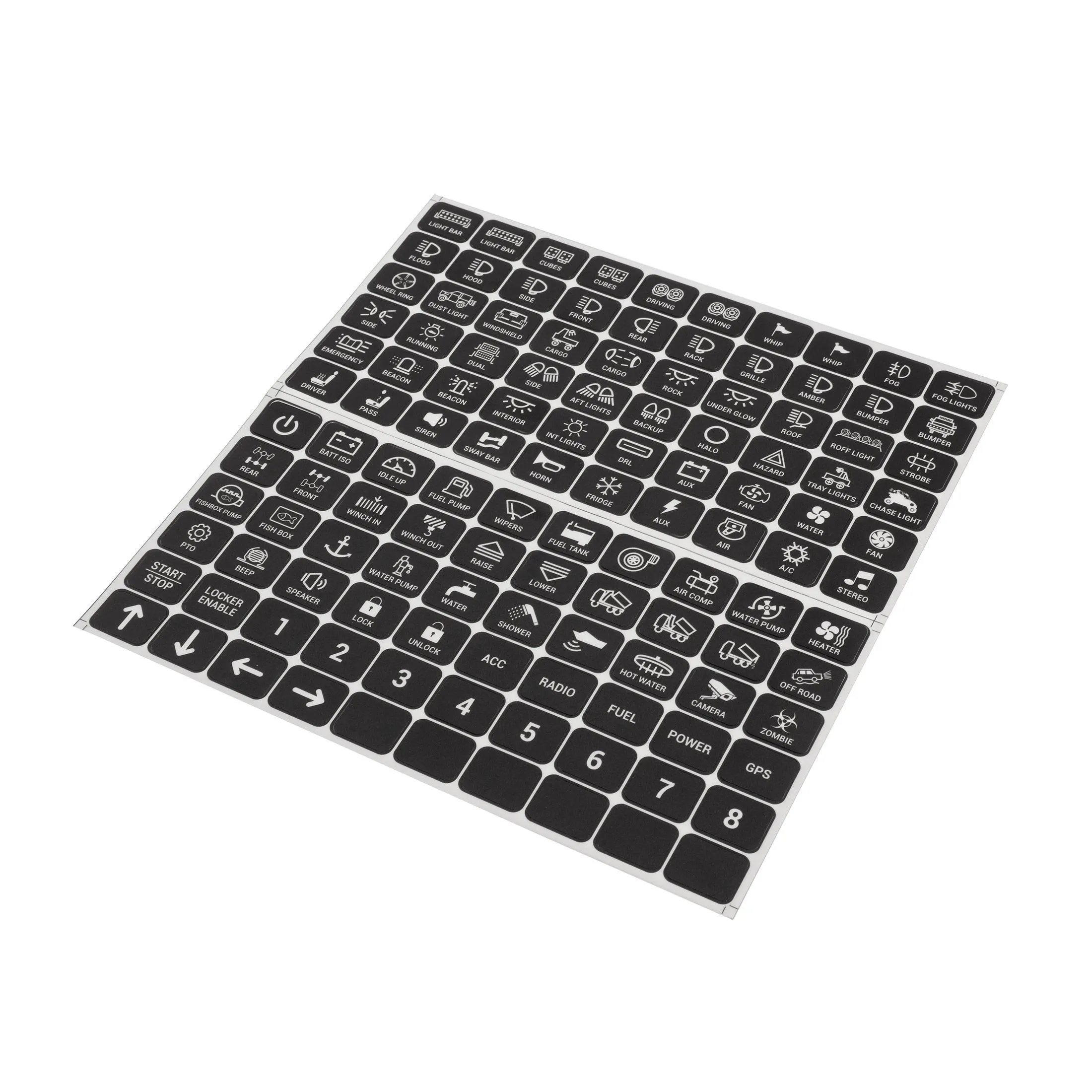 120 Universal Stickers for AC-1200/AR-600/RA80 XL/RB80 XL Switch Panel