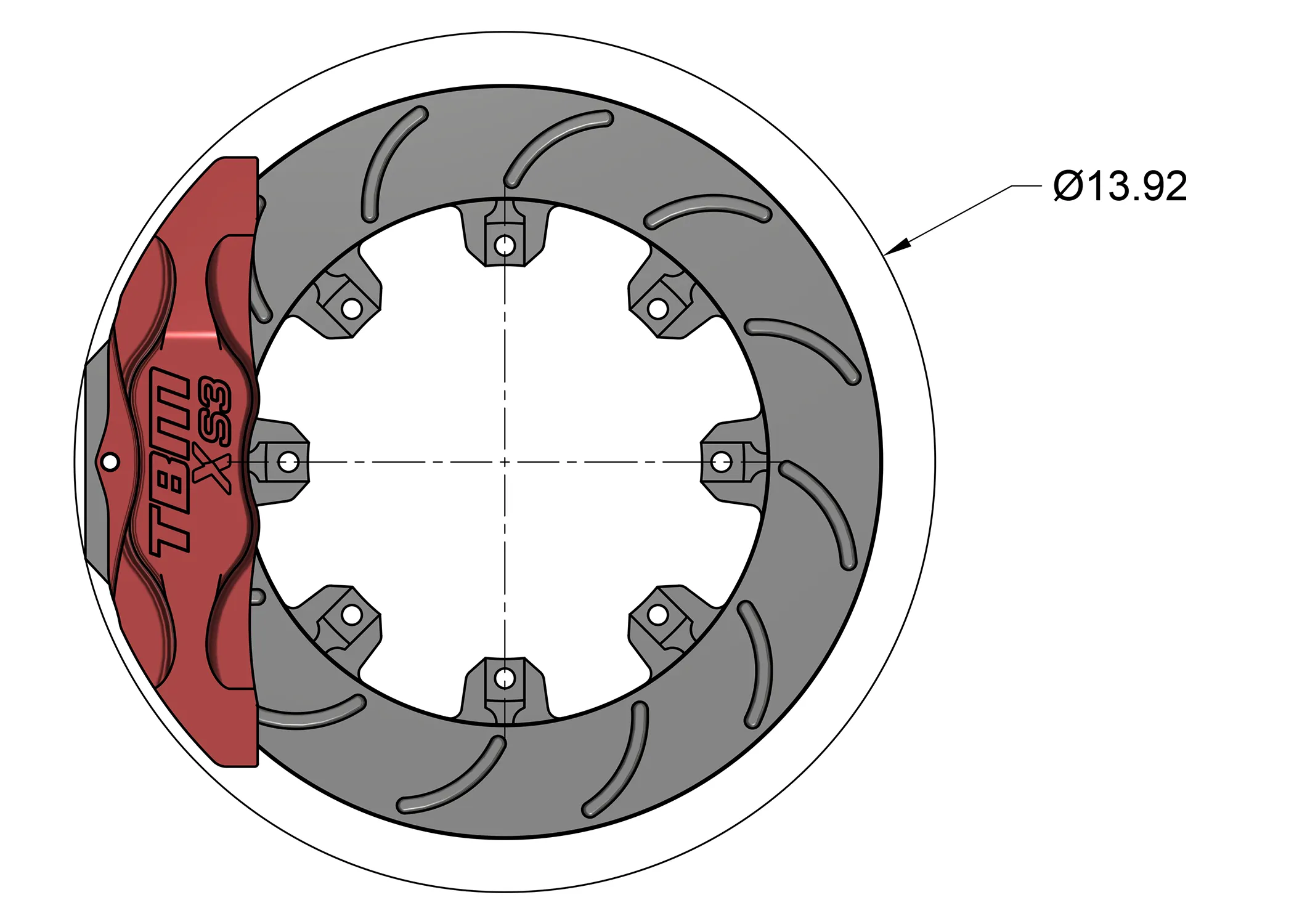 1967-69 Camaro XS3 Front Extreme Street Brake Kit