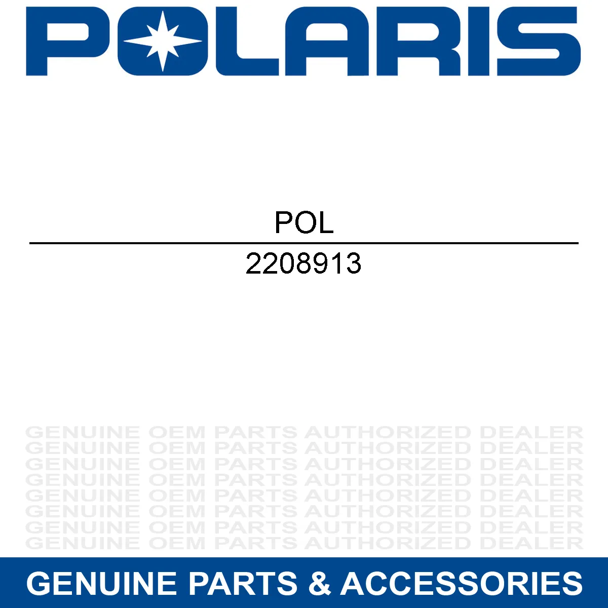 2208913 Polaris K-REAR HUB UPDATE