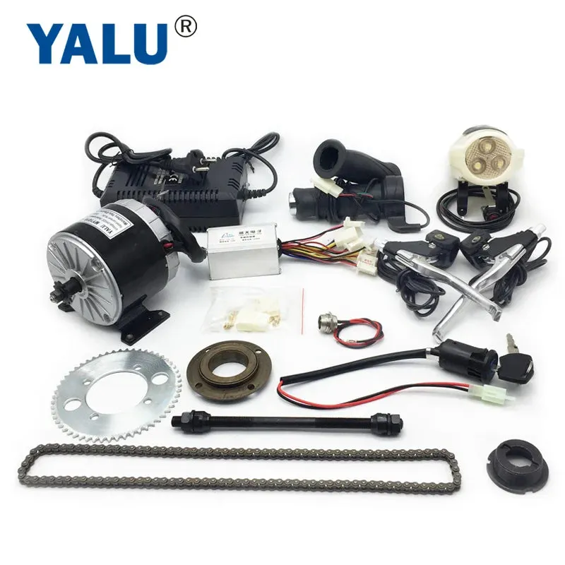 24V 250W DIY High Speed Electric Ebike Motor Kit Scooter 25H Chain Drive With Chain wheel And Freewheel Charger Electric Bicycle