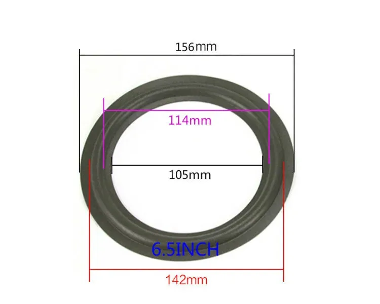 2PCS Speaker Foam Repair Folding Edge Ring Subwoofer Speaker Repair Accessories DIY 5-12 INCH