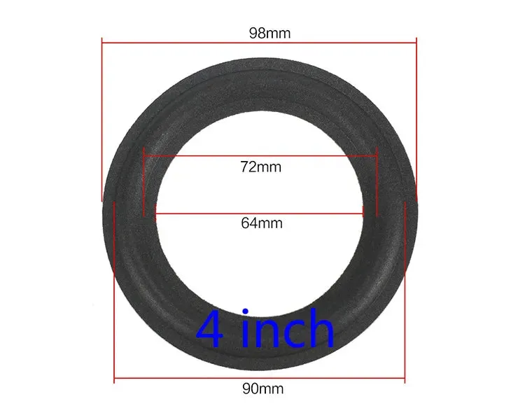 2PCS Speaker Foam Repair Folding Edge Ring Subwoofer Speaker Repair Accessories DIY 5-12 INCH