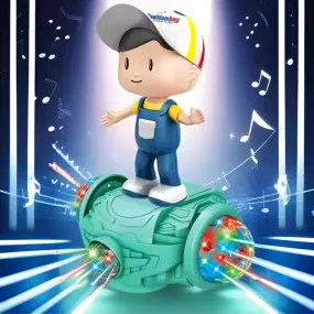 360 DEGREE ROTATING MUSICAL DANCING FASHION BOY WITH 5D LIGHT