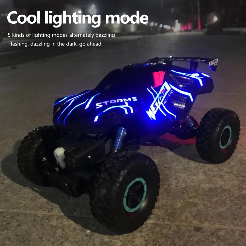4x4 RC Rock Krawler. LED Panels!