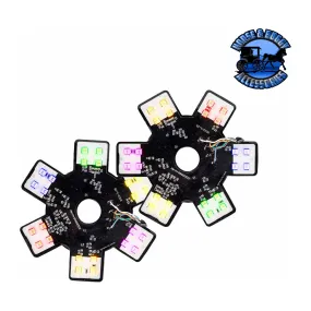 5″ RGB Multi-Color Auxiliary Star LED Light Kit – 24 Diodes TLED-X3RGB