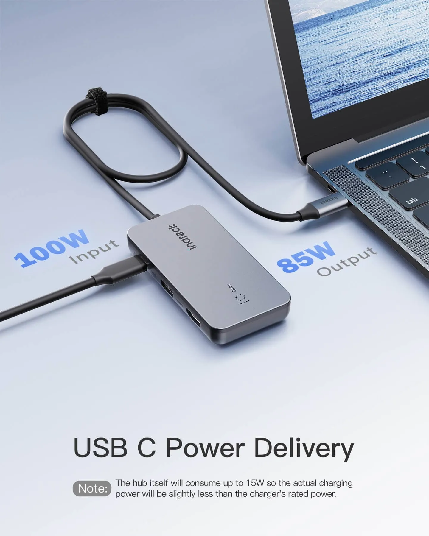 7-in-1 USB 3.2 Gen 2 Hub with HDMI Port, SD/TF Card Slot, HB2027