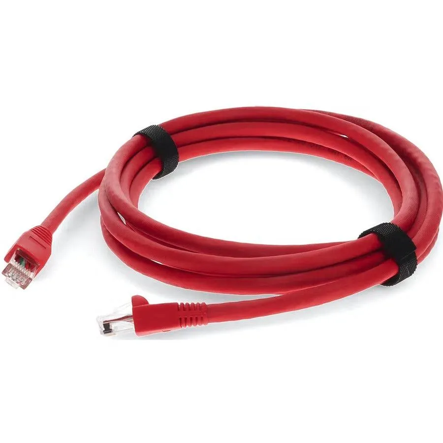 AddOn 8ft RJ-45 (Male) to RJ-45 (Male) Red Cat6A UTP PVC Copper Patch Cable