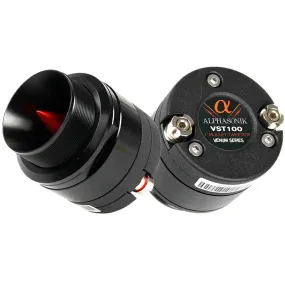 Alphasonik 1" Super Bullet Tweeters 200 Watts Max 4 Ohm Venum Series VST100