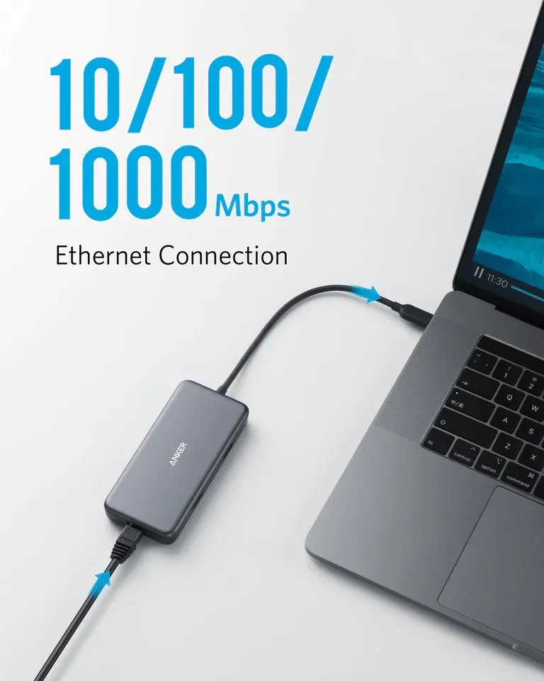 Anker PowerExpand  USB-C (7-in1) with 60W Power Delivery - A8352