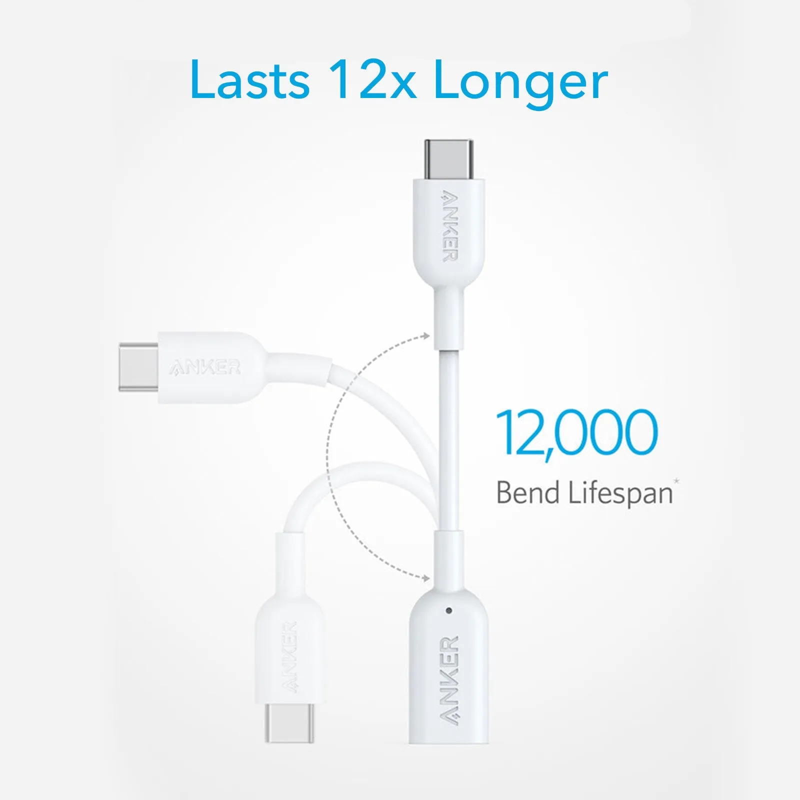 Anker USB-C To Lightning Female Audio Adapter - White
