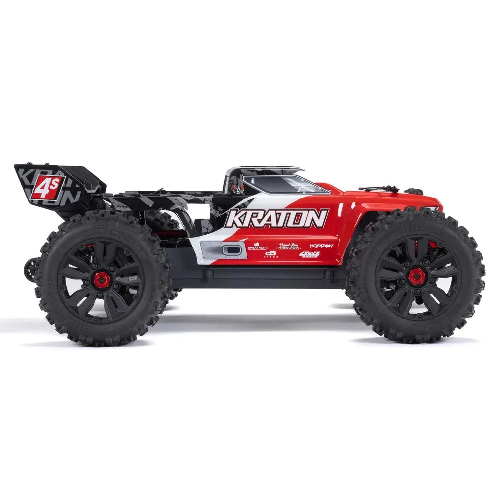 Arrma Kraton V2 4X4 BLX 4S RC Speed Monster Truck RTR Red ARA4408V2T3