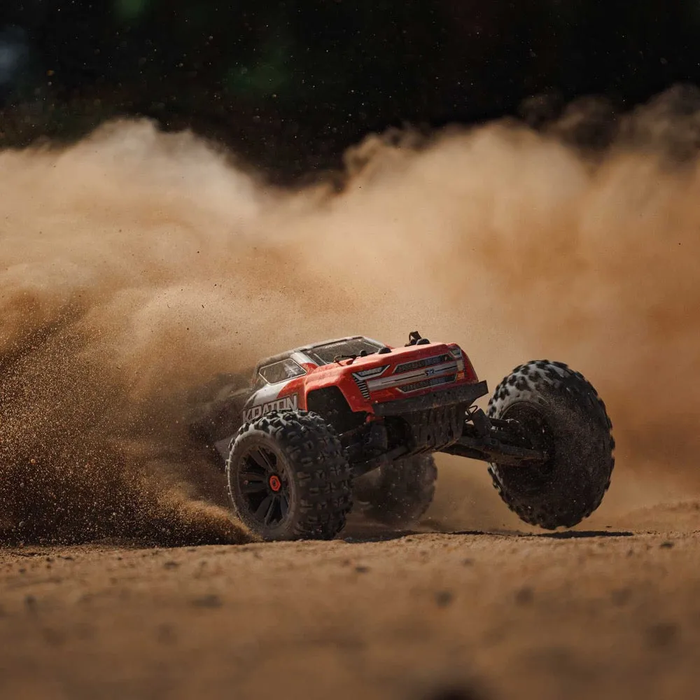 Arrma Kraton V2 4X4 BLX 4S RC Speed Monster Truck RTR Red ARA4408V2T3