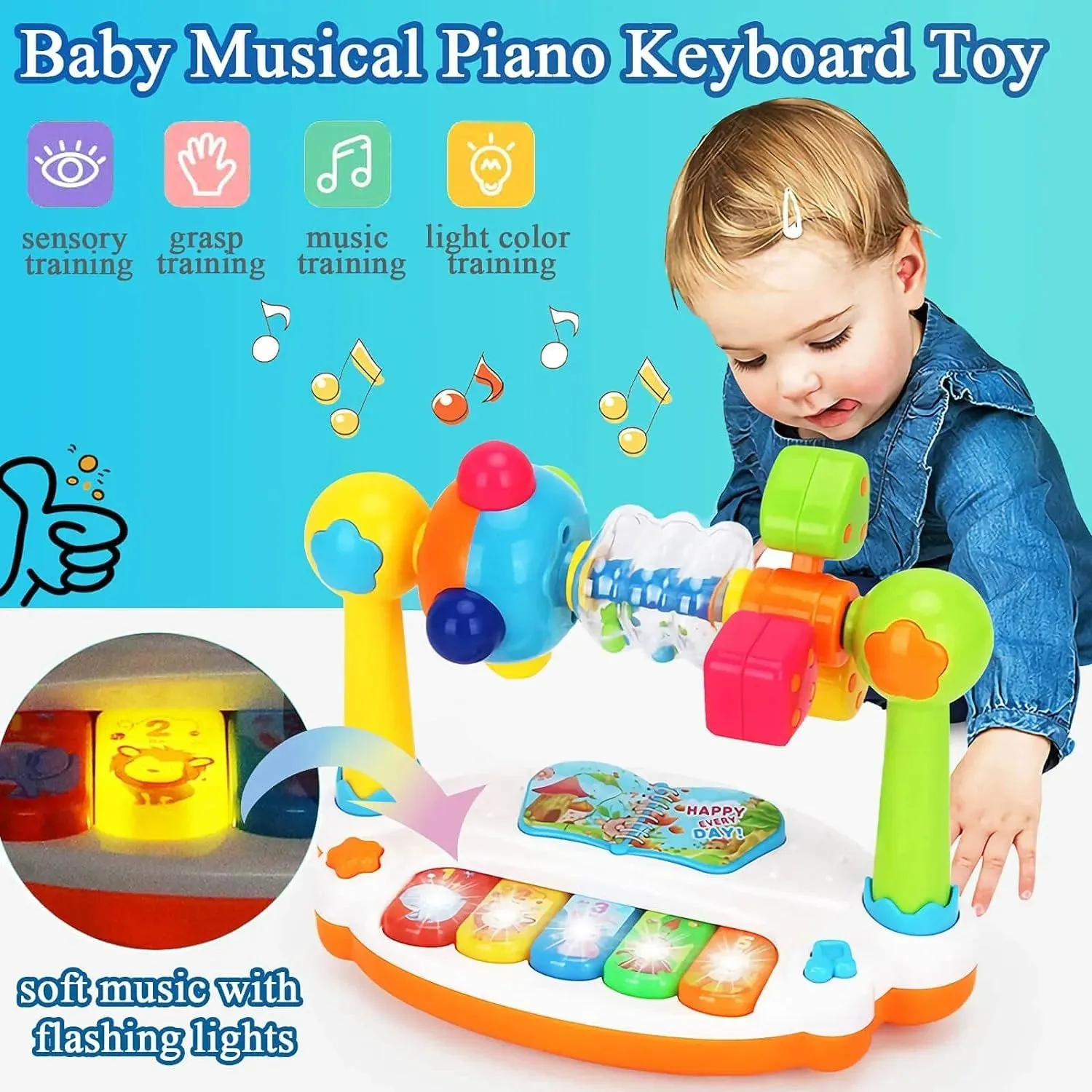 Baby Musical Piano Keyboard Toy