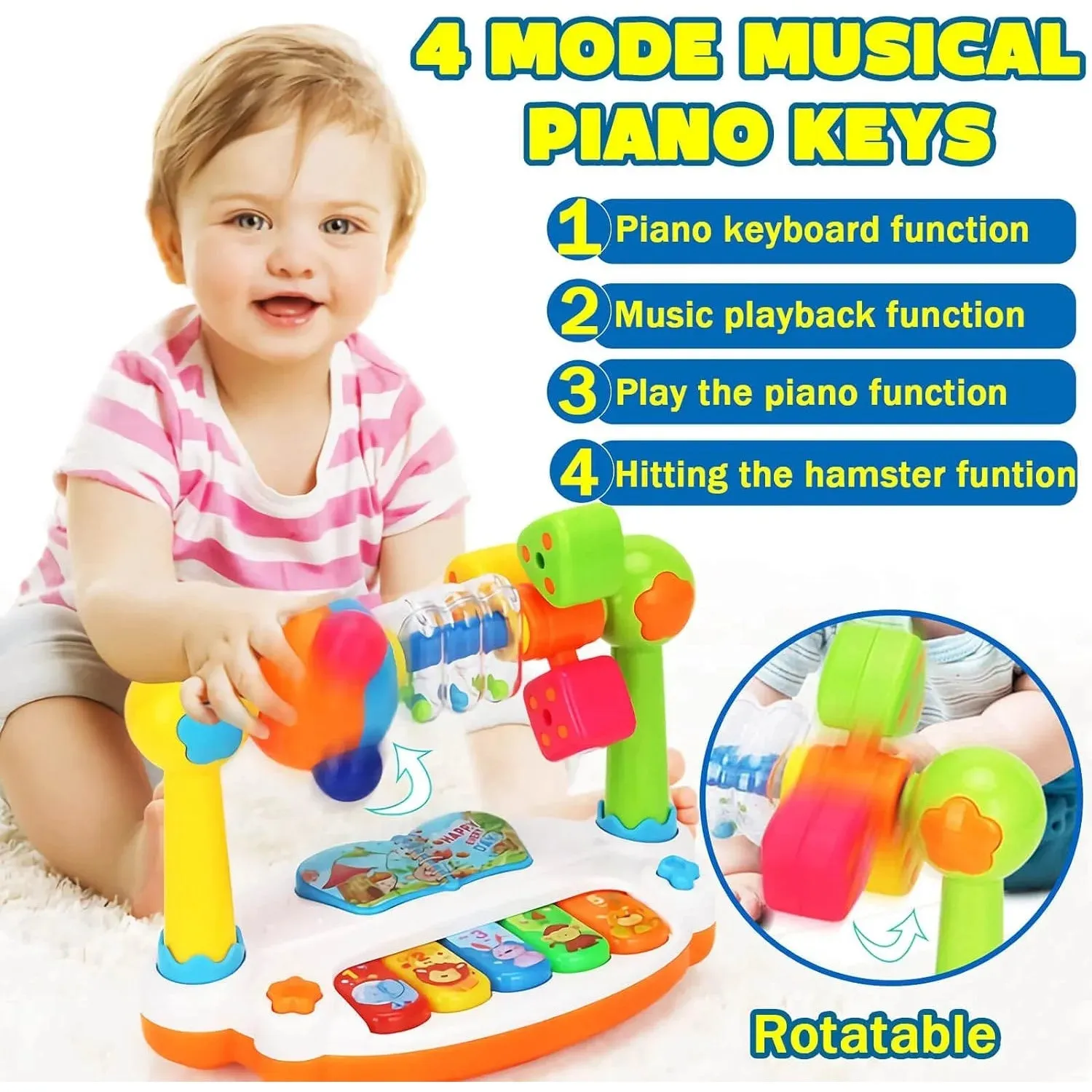 Baby Musical Piano Keyboard Toy