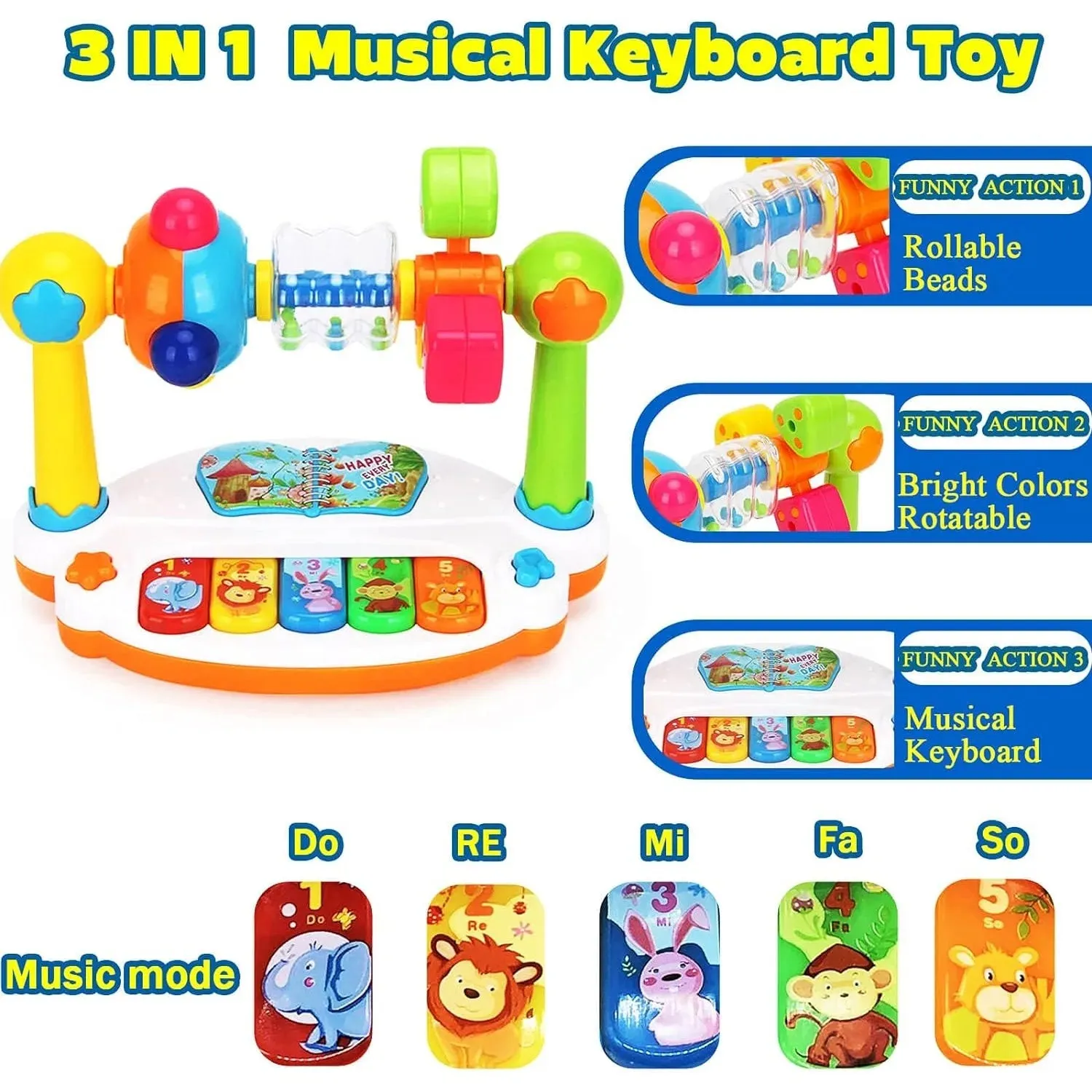 Baby Musical Piano Keyboard Toy