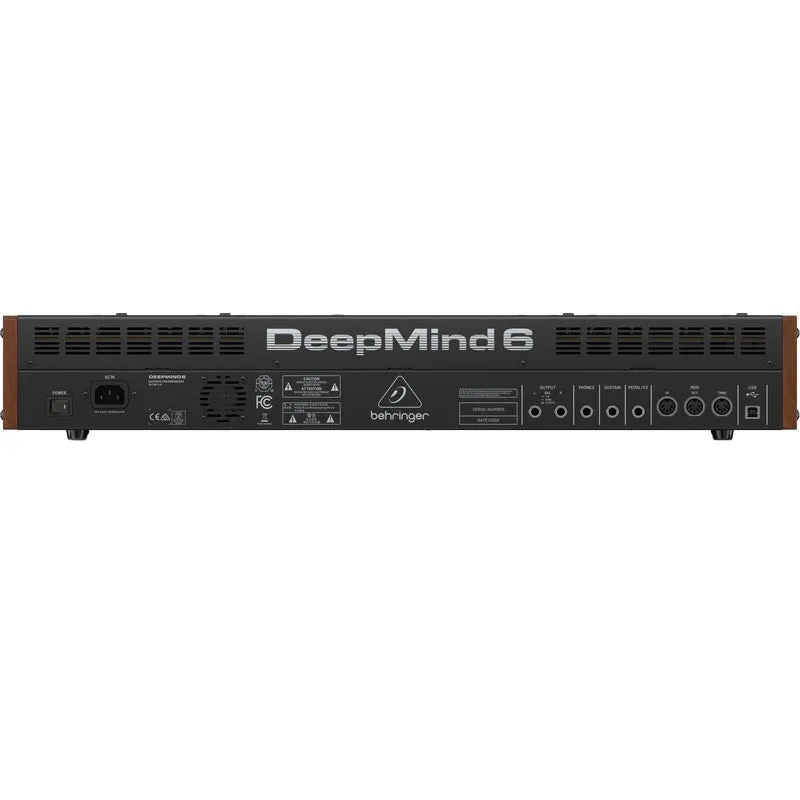 Behringer DEEPMIND 6 True Analog 6 Voice Polyphonic Synthesizer