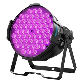 Betopper 54x3W LED Par Light  RGB 3-IN-1 Full-Color For Wedding Night Club Theater