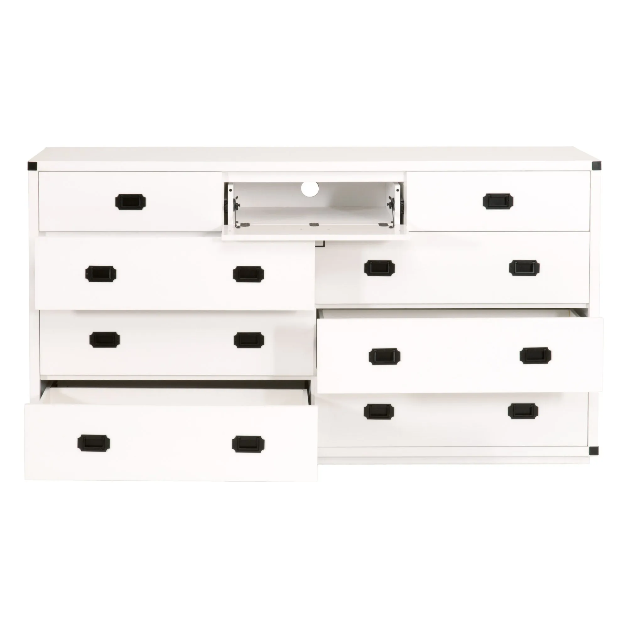 Bradley 9-Drawer Media Dresser