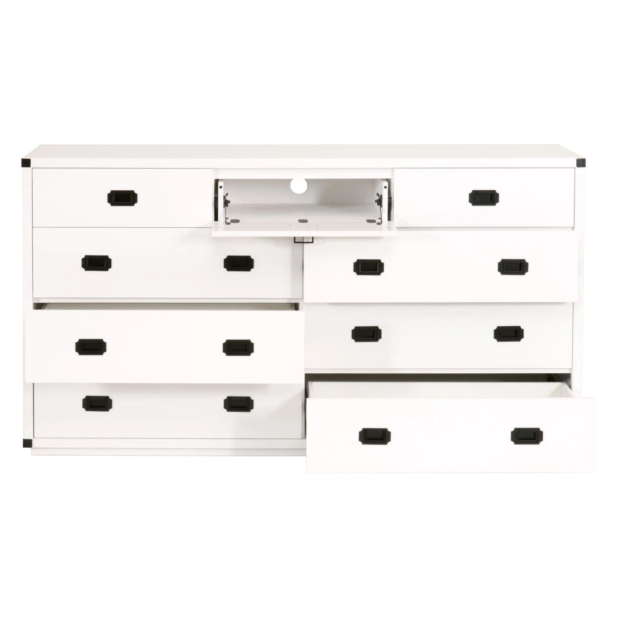 Bradley 9-Drawer Media Dresser