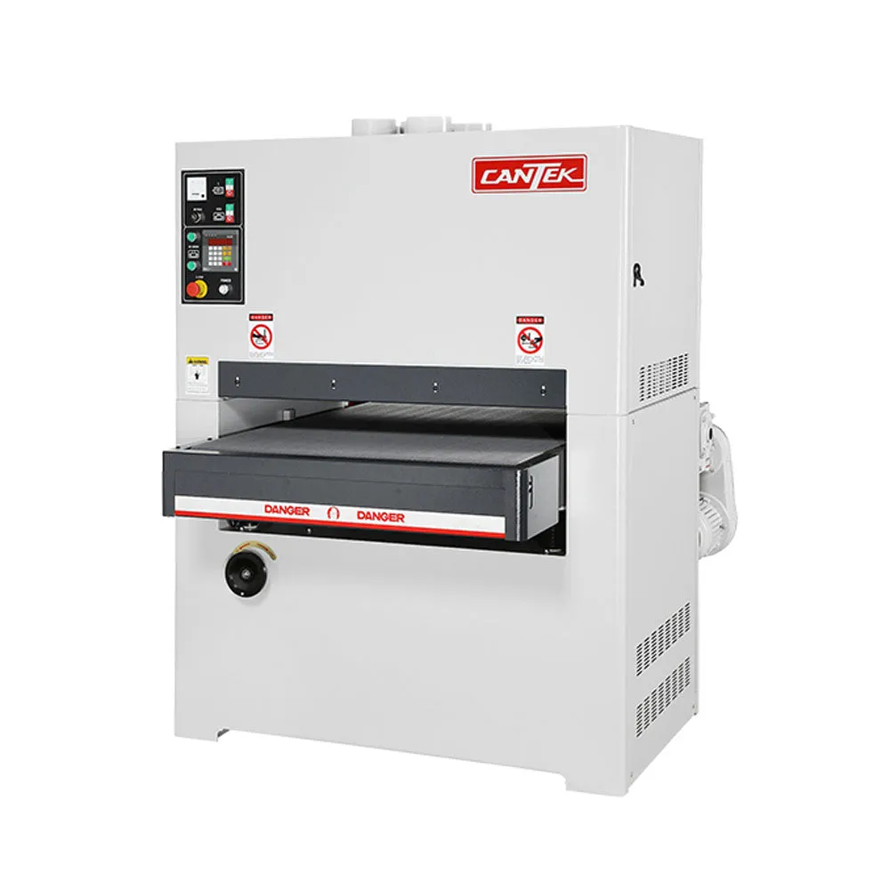 Cantek S372 (3PH) 36" Two Head Wide Belt Sander (60" Belt)