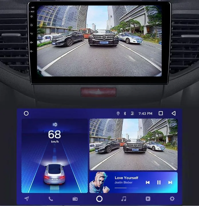 Car Dealz 10.2" Android 10.0 Toyota Camry 7 40 50 2006-2011 w CAM In Dash Plus OEM Fascia