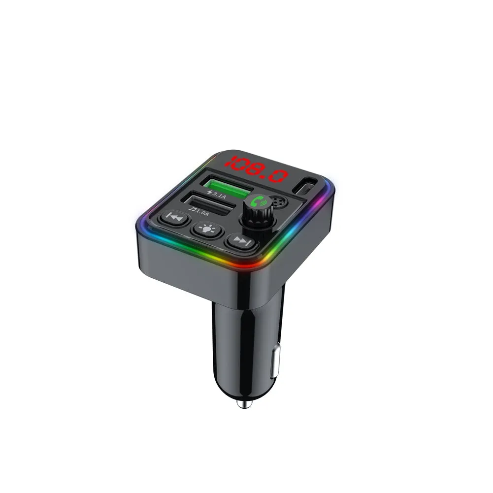 Car Fm Transmitter Cigarette Lighter Type Mp3 Player Bluetooth