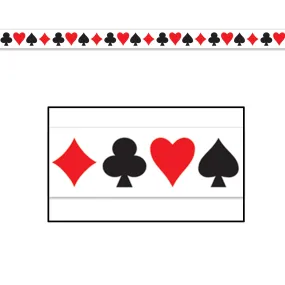 Card Suit Party Tape 7cm x 6m