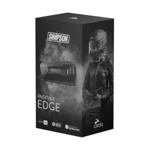 Cardo Packtalk Edge Motorcycle Bluetooth Communication System by Simpson