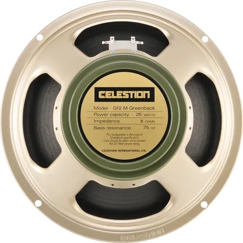 Celestion G12M Greenback T1220: Classic Series 12" 25 Watt 8Ω Speaker