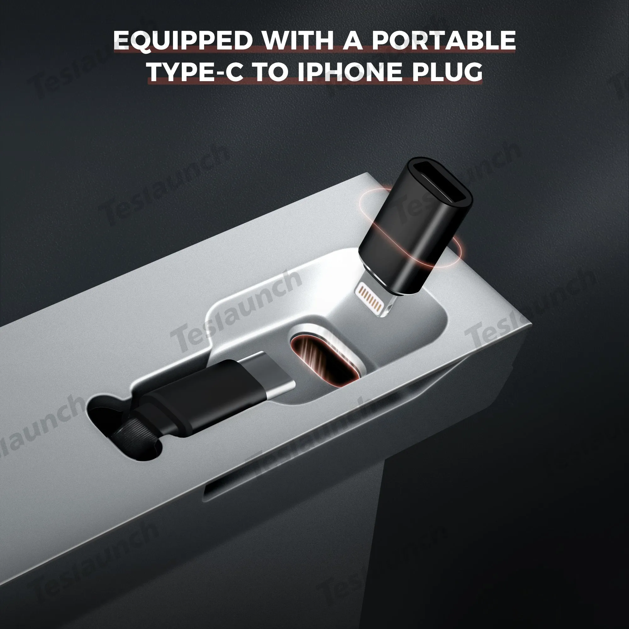 Center Console USB Hub for Tesla 2024 Model 3 Highland
