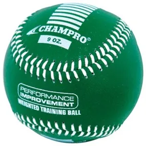Champro 9 oz Weighted Training Baseball: CBB709CS