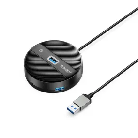 [CLEARANCE] ORICO 4-IN-1 USB HUB 5GBPS (0.3M,1.8M) USB-A Cable with 3.5mm Audio/Microphone Output & 3-Port USB 3.0 | Windows, Linux & macOS Support | for PCs, Computer Desktops & Laptops | USB Hubs & Docking Stations | YS4-U3