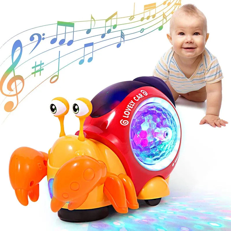 Crawling Crab and Snail Sensory Toy