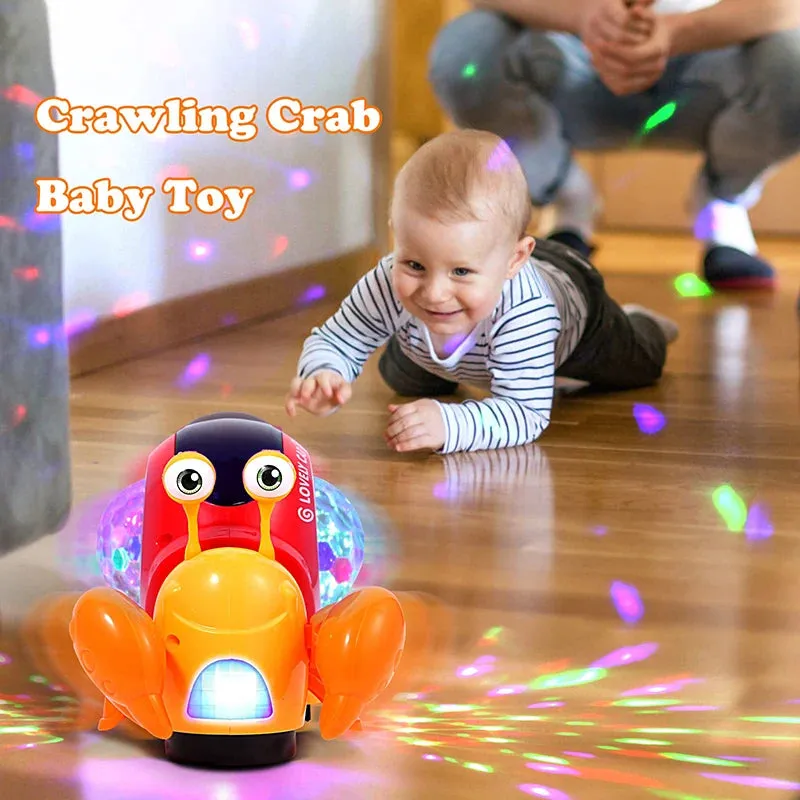 Crawling Crab and Snail Sensory Toy