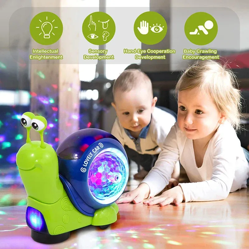 Crawling Crab and Snail Sensory Toy