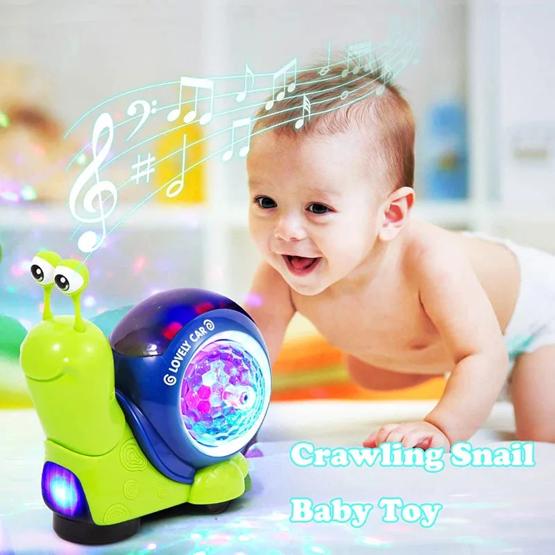 Crawling Crab and Snail Sensory Toy