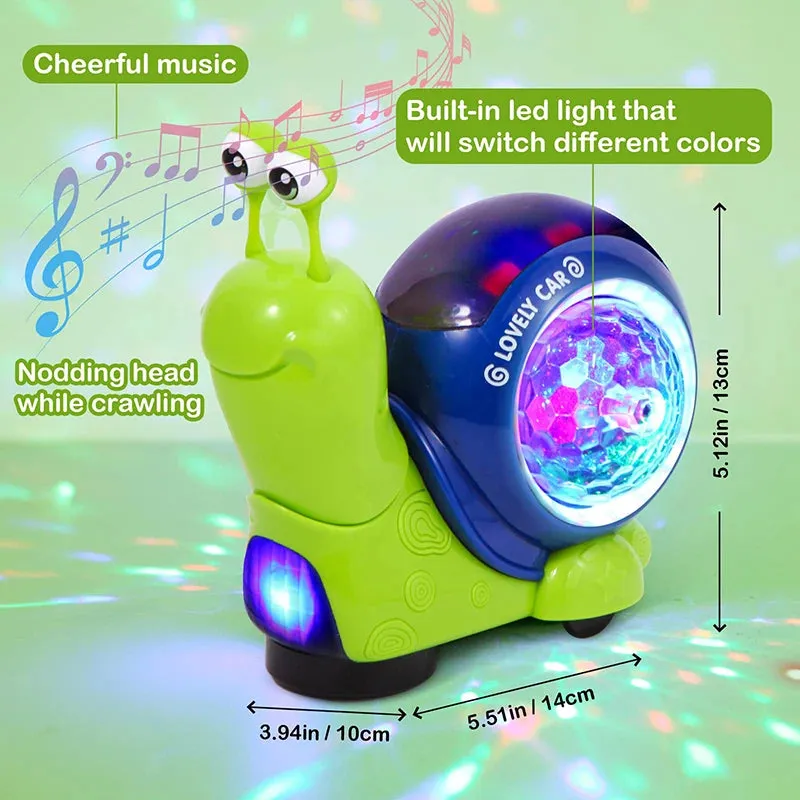 Crawling Crab and Snail Sensory Toy