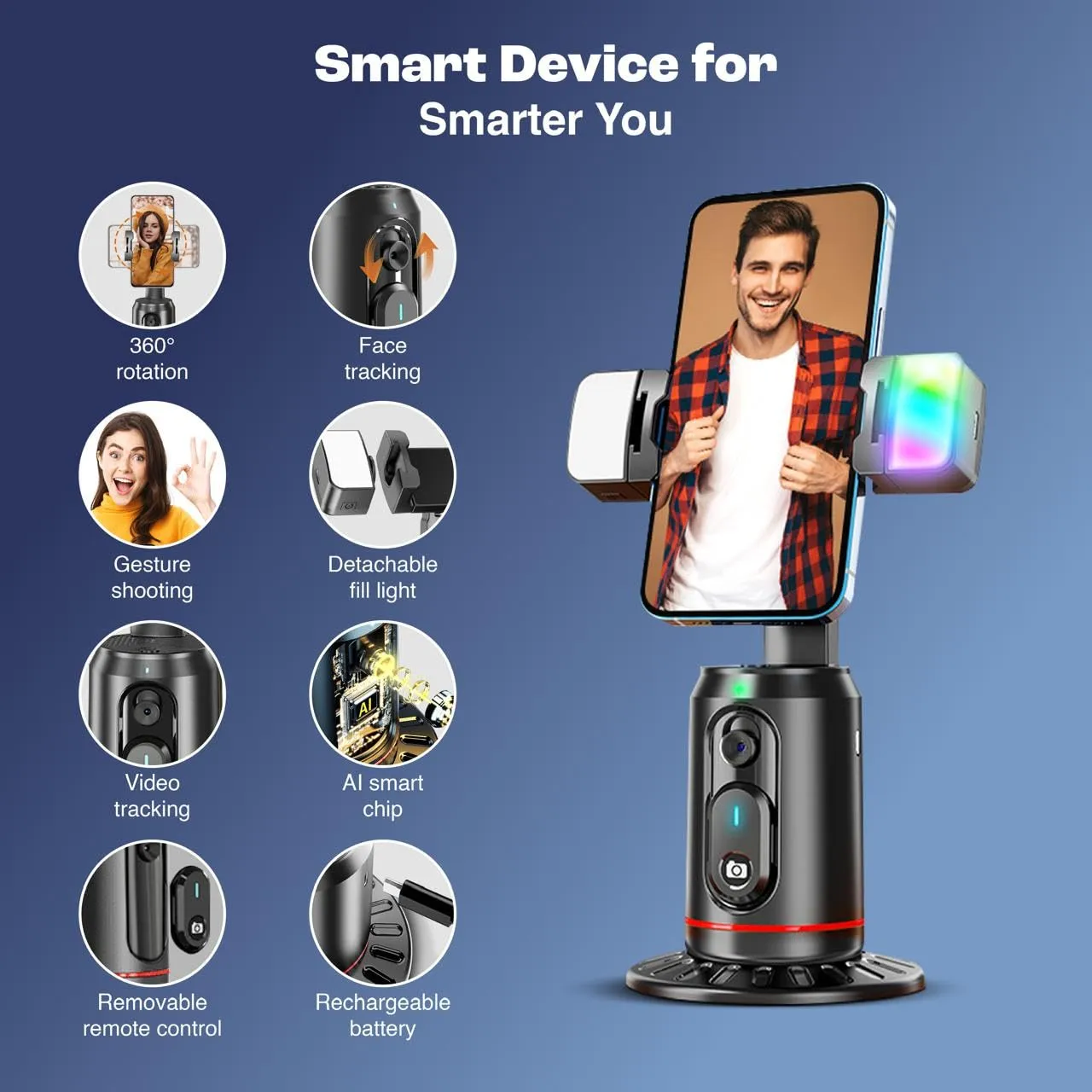 Create360: Face Tracking Phone Holder