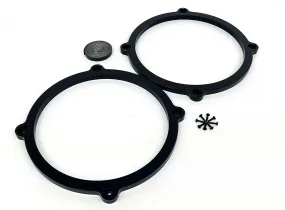 Custom Speaker Adapters - Compatible with 2005-2022 Chevrolet Corvette (C6   C7   C8) (Front Location - Pair)