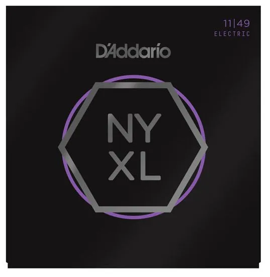 D'Addario NYXL1149 Nickel Wound Electric Guitar Strings, Medium, 11-49