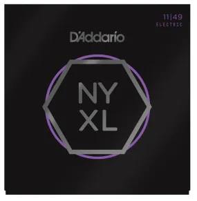 D'Addario NYXL1149 Nickel Wound Electric Guitar Strings, Medium, 11-49