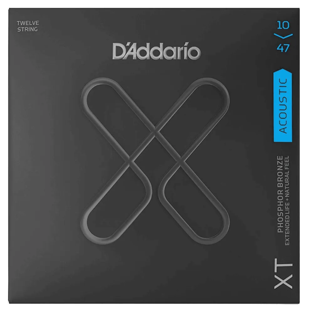 D'Addario XTAPB1047-12 XT Acoustic Bronze 12 Strings 10-47