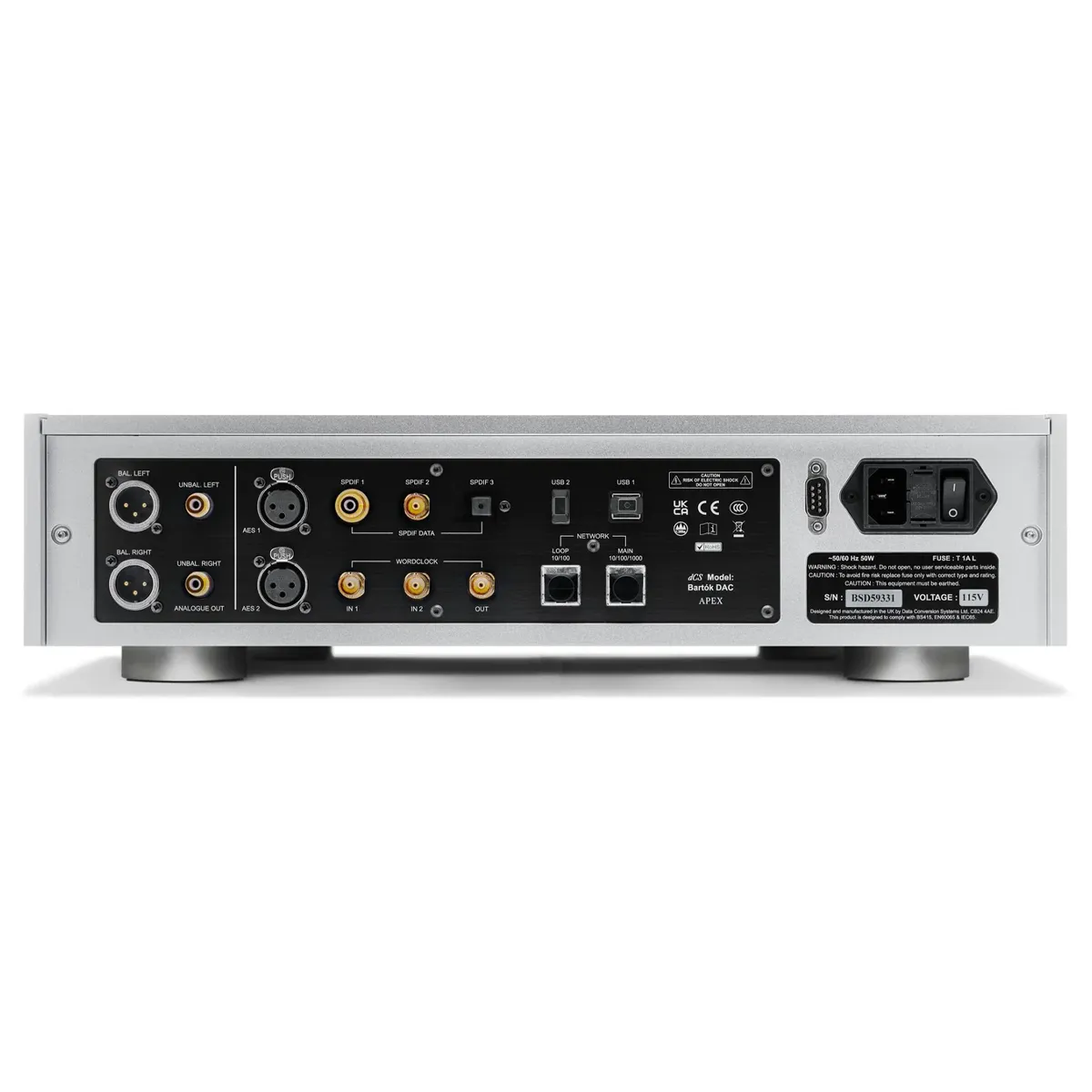 dCS Bartók APEX Digital to Analogue Converter with Headphone Amplifier