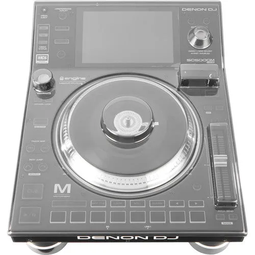 Decksaver DS-PC-SC5000M Polycarbonate Cover for Denon SC5000M/SC5000 Prime Media Player (Smoked Clear)