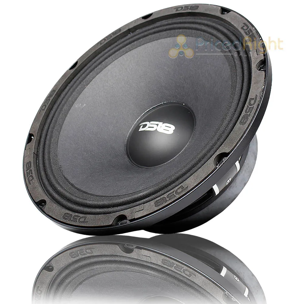DS18 12" Mid Range Speaker 1200 Watts Max 8 Ohm Car Audio PRO-FU12.8 Single