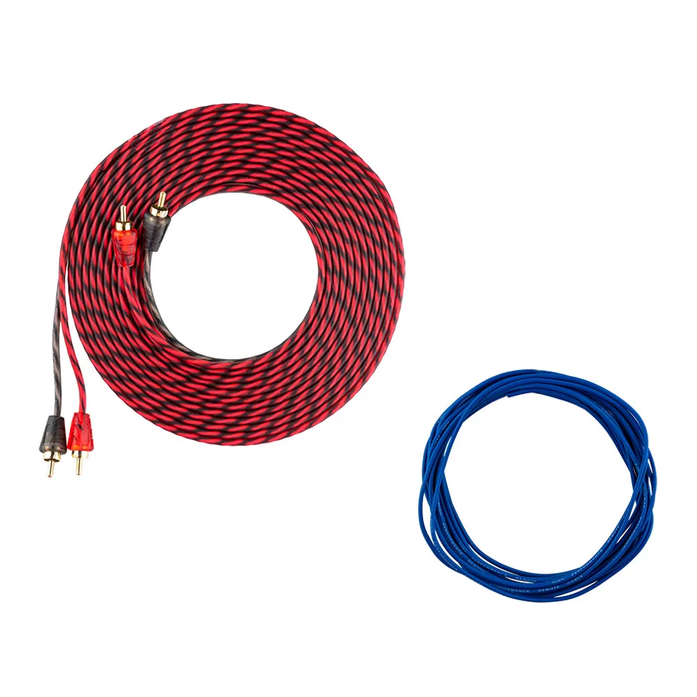 DS18 AK4 Complete 4 Gauge CCA Amplifier Installation Wiring Kit