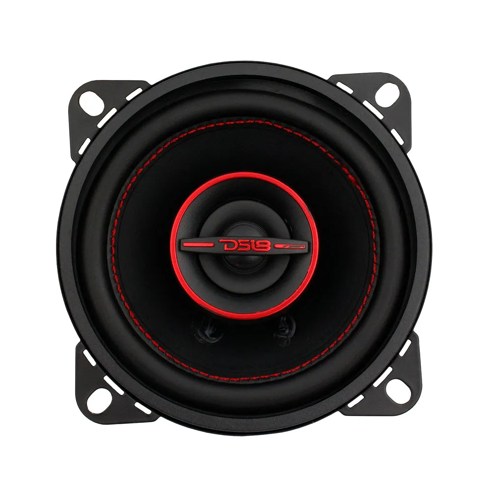 DS18 Gen-X 4" 2 Way Coaxial Speaker Pair With Grills 40 Watts RMS 4 Ohms G4XI