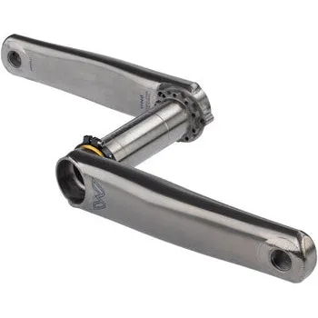 eeWings All-Road Titanium Crankset - 170mm Direct Mount 30mm Spindle Brushed Titanium