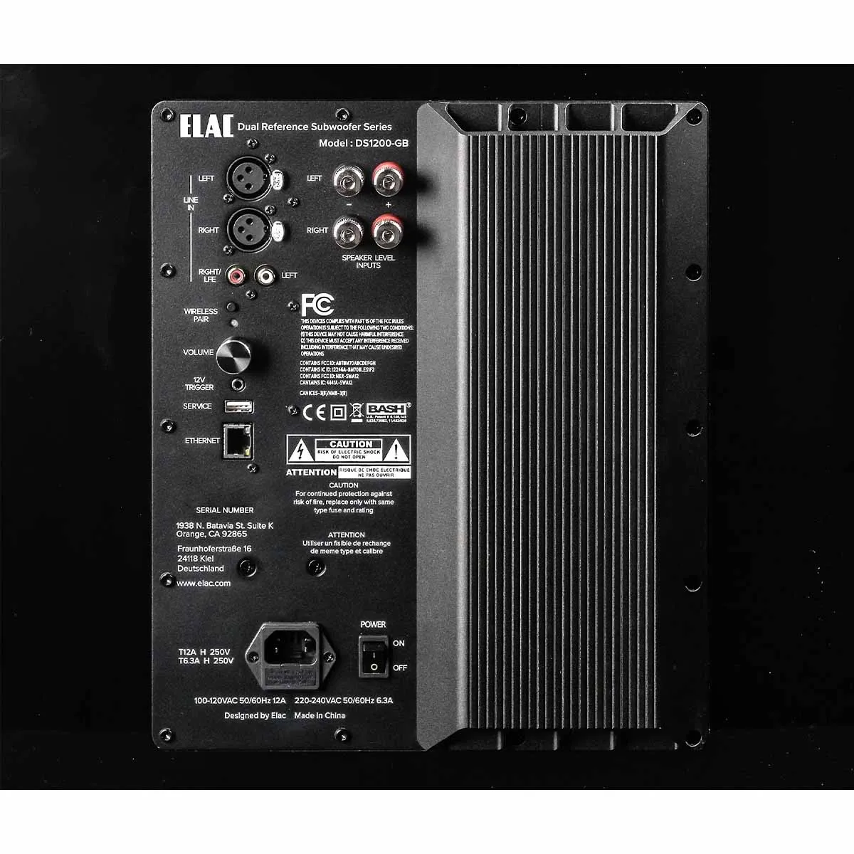 ELAC Varro DS1200-GB Dual Reference 12" Powered Subwoofer